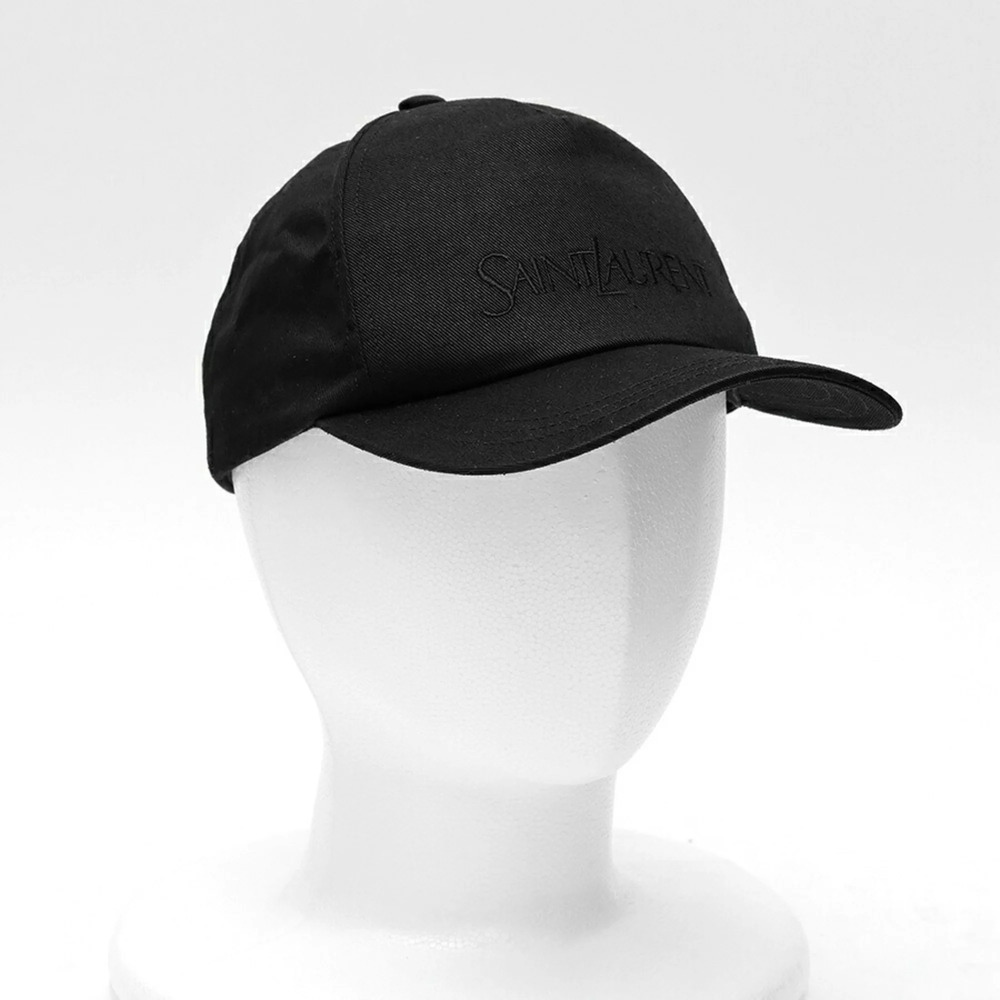 Yves Saint Laurent Saint Laurent 5-Panel Baseball Cap 778063, Cotton Linen, #57